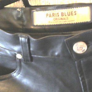 AUTHENTIC AMERICAN BRAND . PARIS BLUES ORIGINAL PANTS. FO LEATHER.